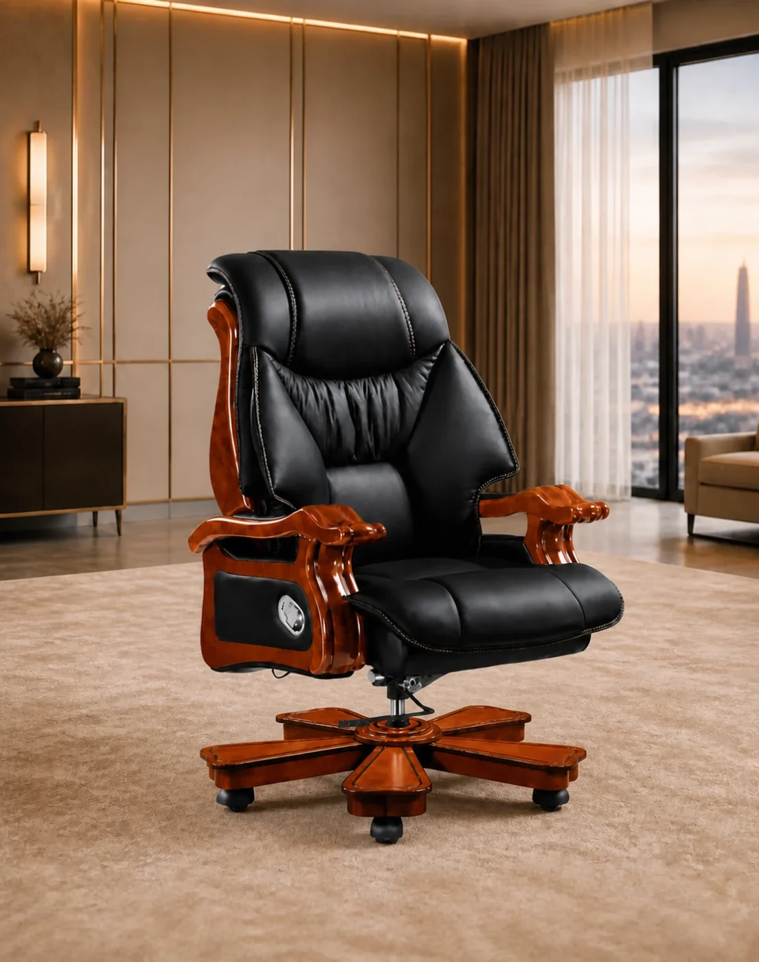 YHSP A08 Devon traditional leather executive chair