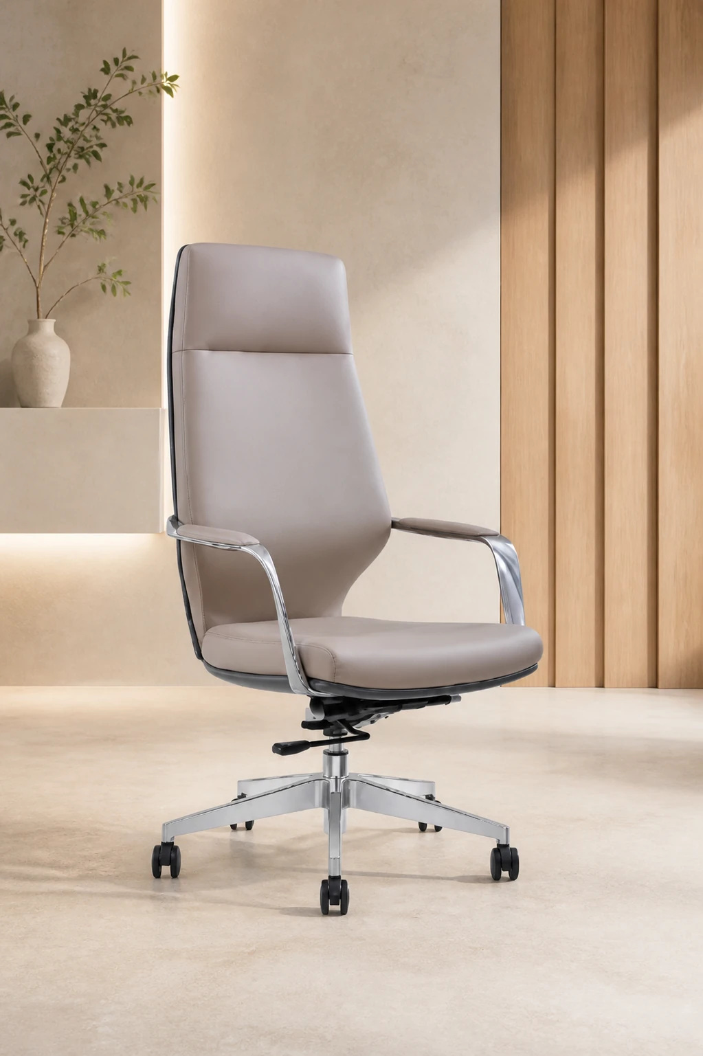 YHSP A231 Quest modern leather office chair, product view 1