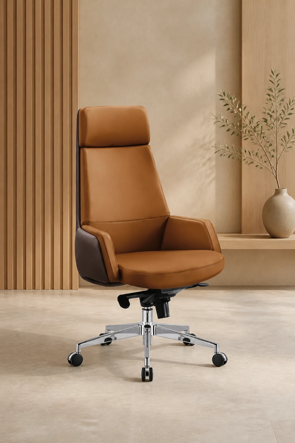 YHSP A235 Vantage modern leather office chair, product view 1