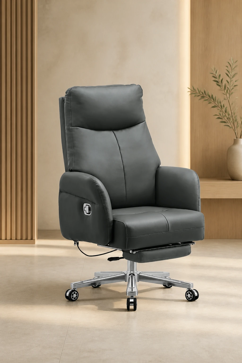 YHSP A336 Noble modern leather office chair, product view 1