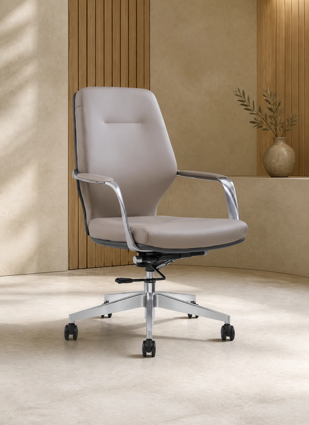 YHSP B231 Riviera modern leather office chair, product view 1
