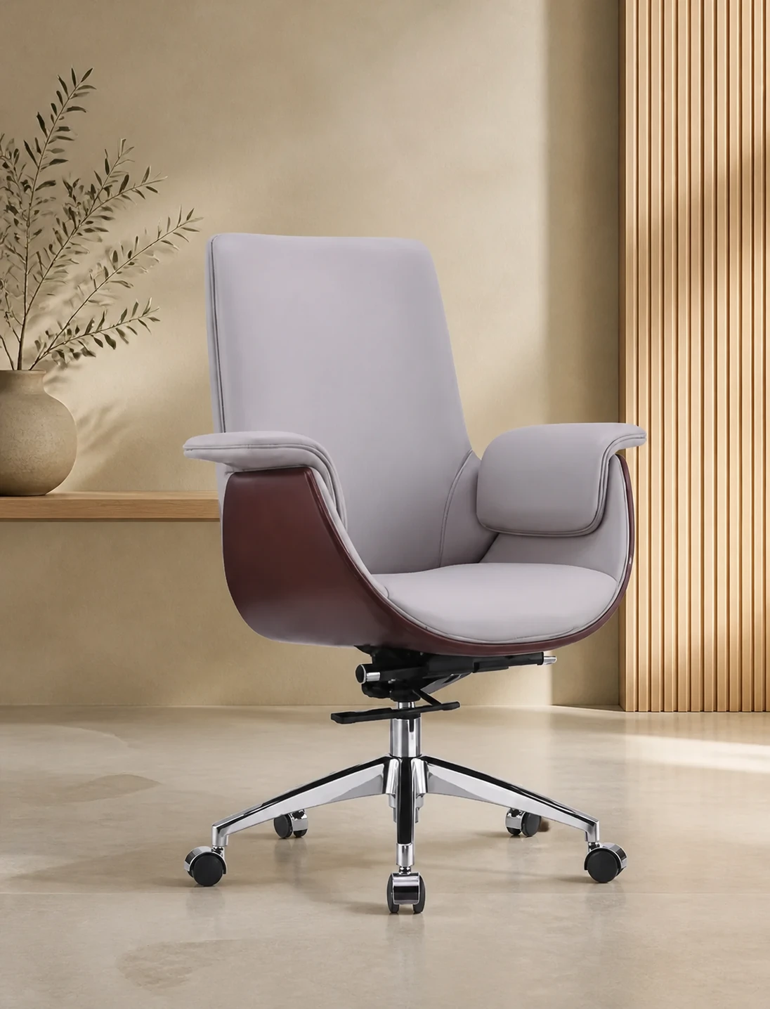 YHSP B238 Fulton modern leather office chair, product view 1