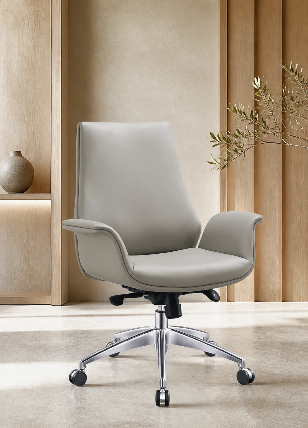 YHSP B311 Pinnacle modern leather office chair, product view 1