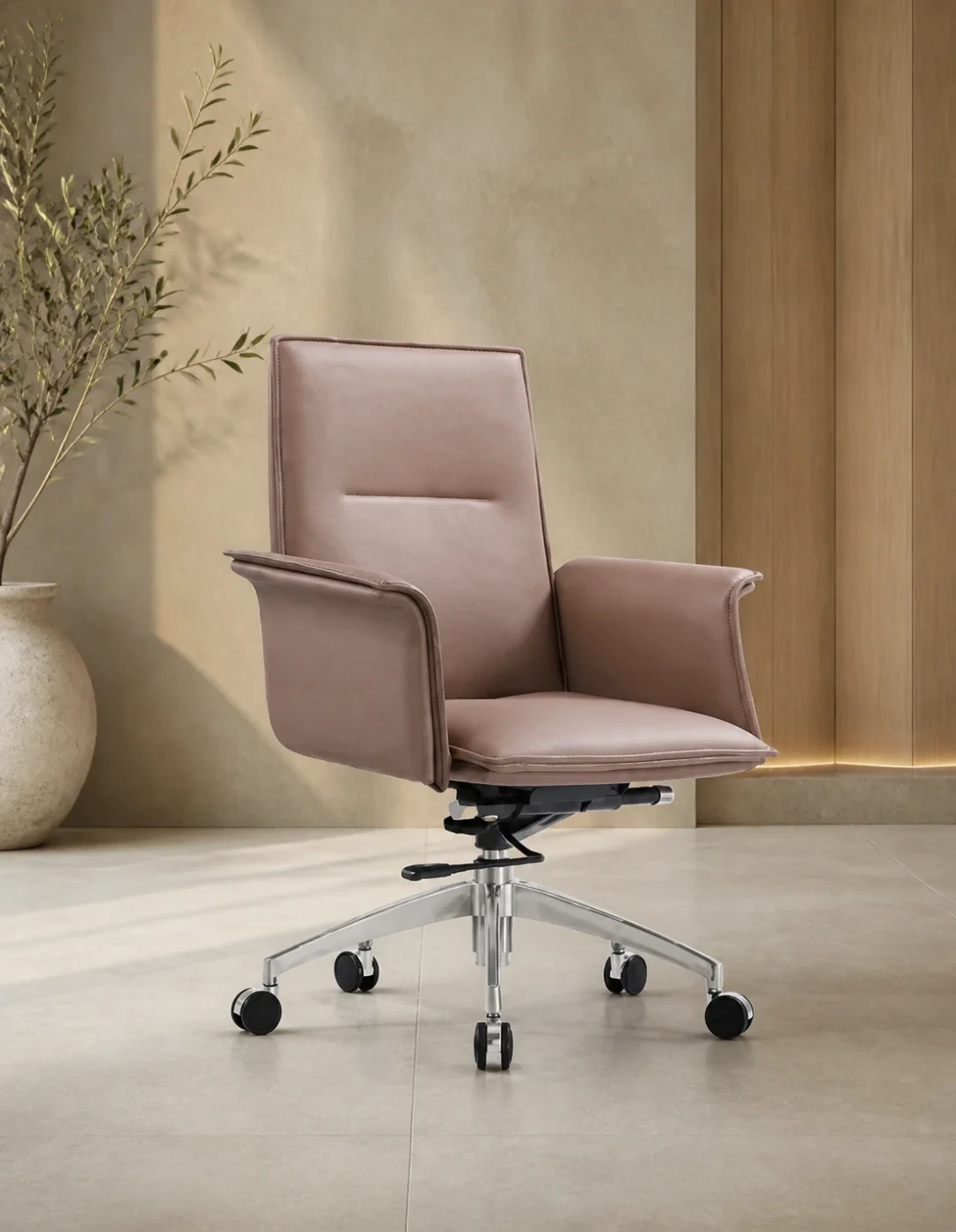 YHSP B389 Langham modern leather office chair