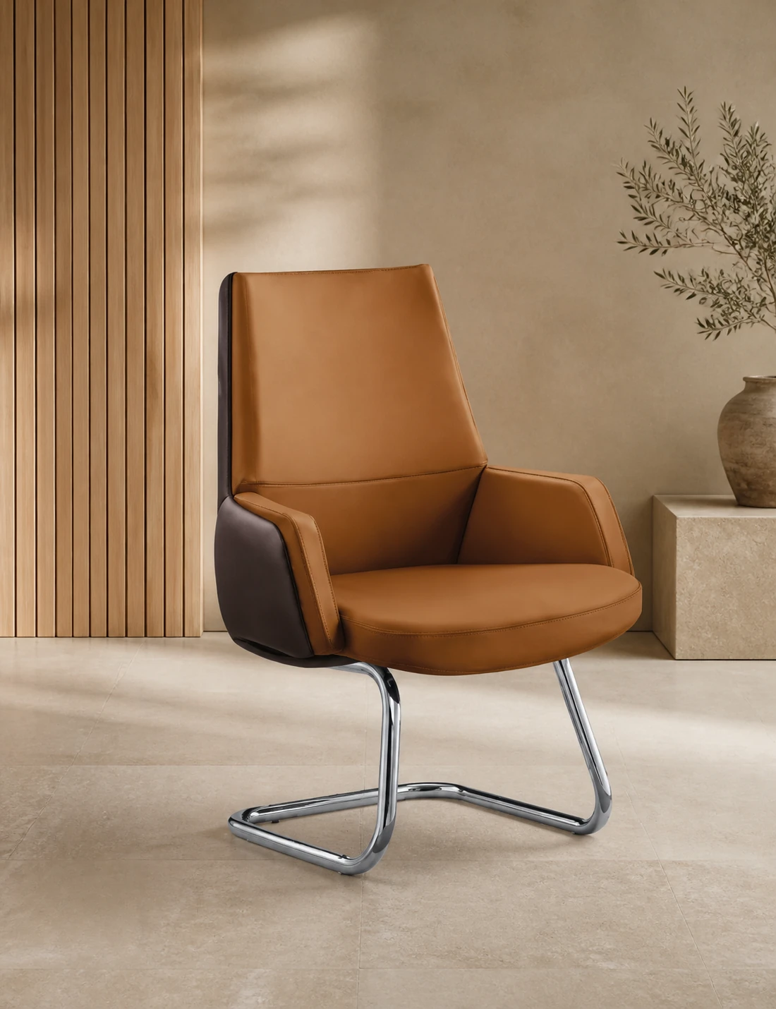 YHSP C235 Xenon modern leather office chair, product view 1