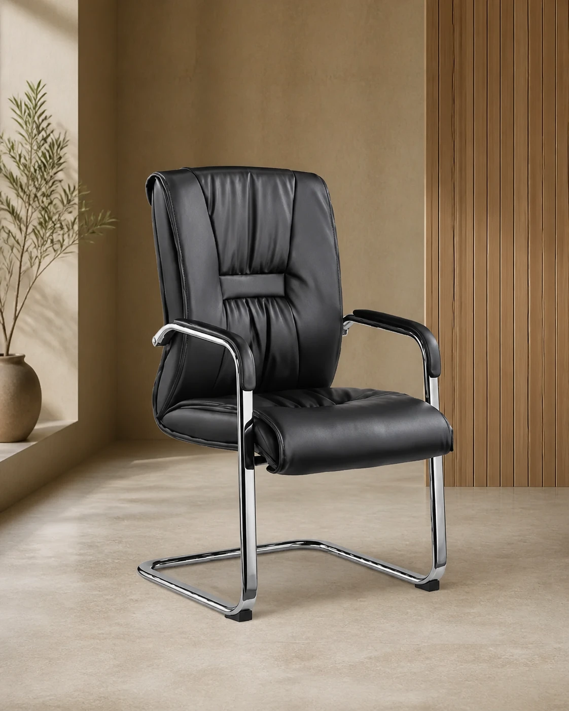 YHSP C271 Balmoral modern leather office chair, product view 1