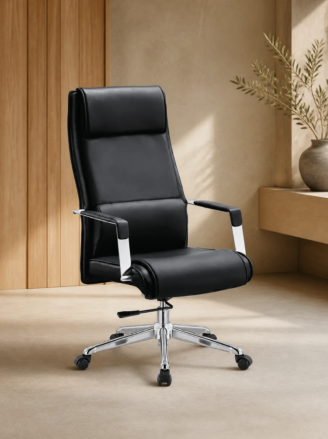 YHSP H4322 Urban modern leather office chair, product view 1