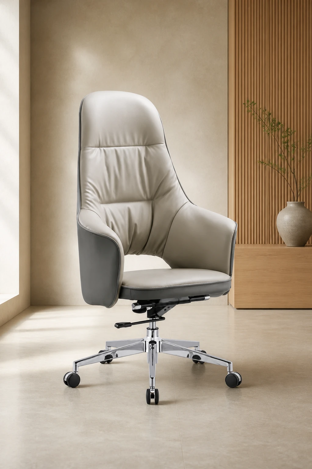 YHSP L18A Helix modern leather office chair, product view 1