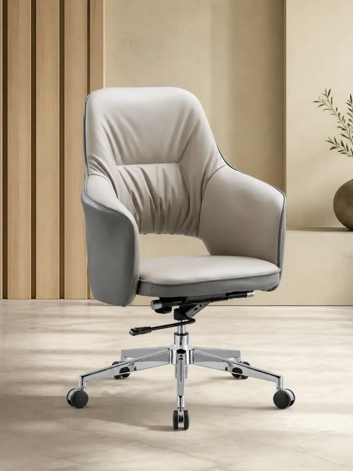 YHSP L18B Indigo modern leather office chair